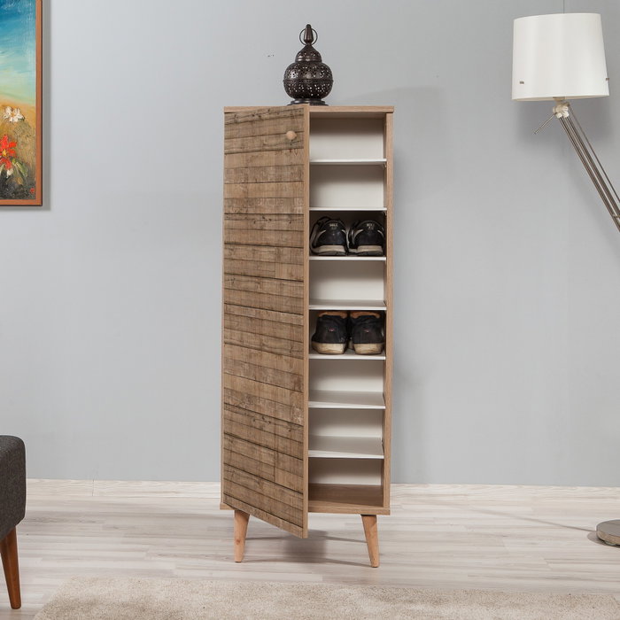 Hanah Home Zapatero 728 Roble Sonoma 50x135x38cm